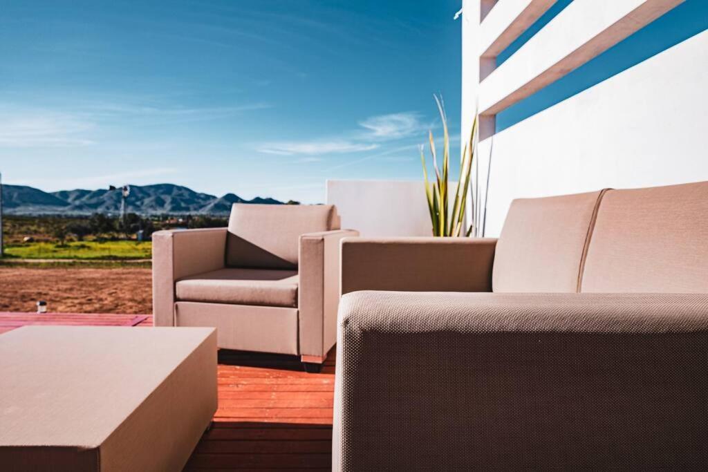 Cabana El Alamo Con Jacuzzi Βίλα Valle de Guadalupe Εξωτερικό φωτογραφία