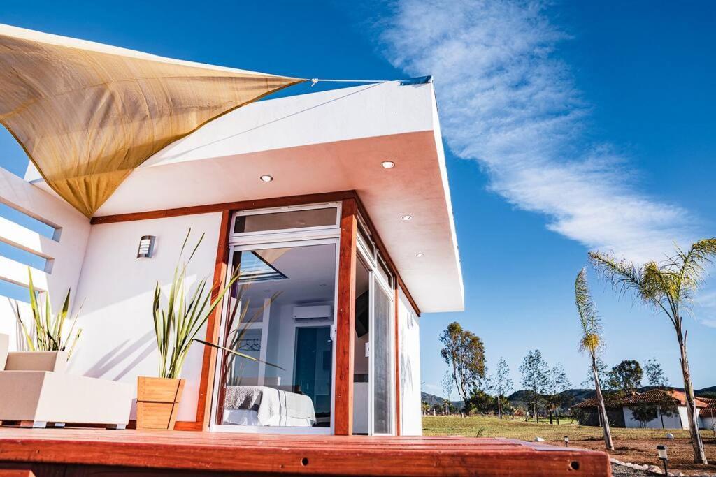 Cabana El Alamo Con Jacuzzi Βίλα Valle de Guadalupe Εξωτερικό φωτογραφία