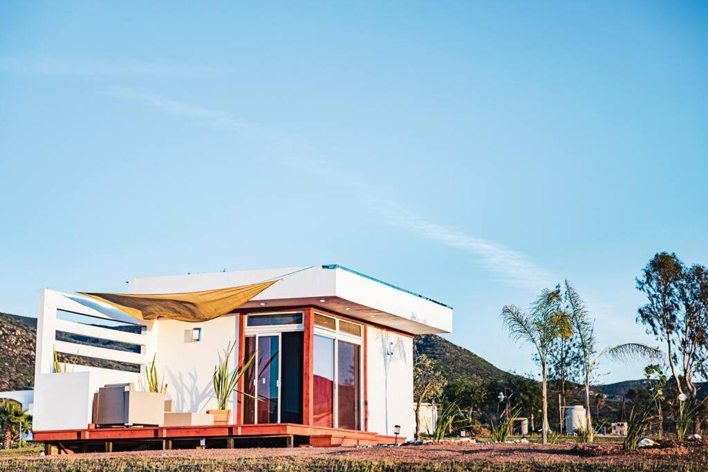 Cabana El Alamo Con Jacuzzi Βίλα Valle de Guadalupe Εξωτερικό φωτογραφία