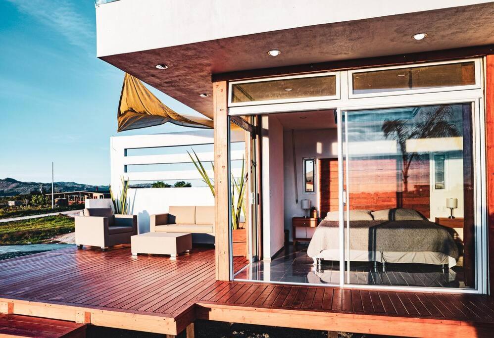 Cabana El Alamo Con Jacuzzi Βίλα Valle de Guadalupe Εξωτερικό φωτογραφία