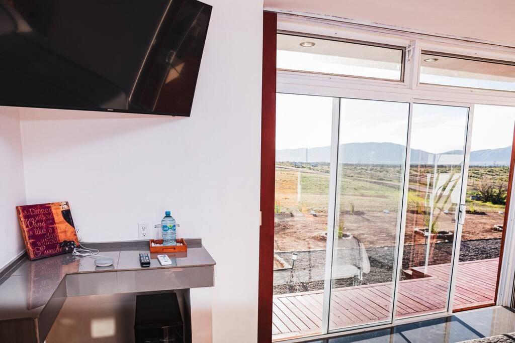Cabana El Alamo Con Jacuzzi Βίλα Valle de Guadalupe Εξωτερικό φωτογραφία