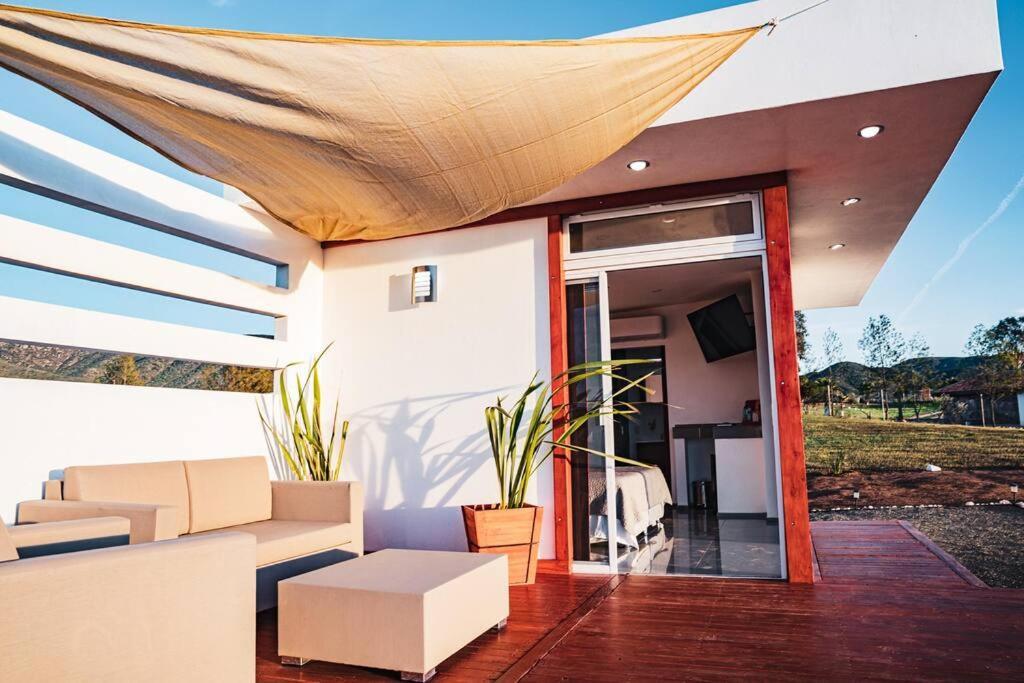 Cabana El Alamo Con Jacuzzi Βίλα Valle de Guadalupe Εξωτερικό φωτογραφία