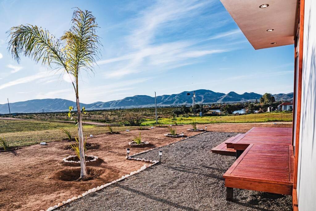 Cabana El Alamo Con Jacuzzi Βίλα Valle de Guadalupe Εξωτερικό φωτογραφία