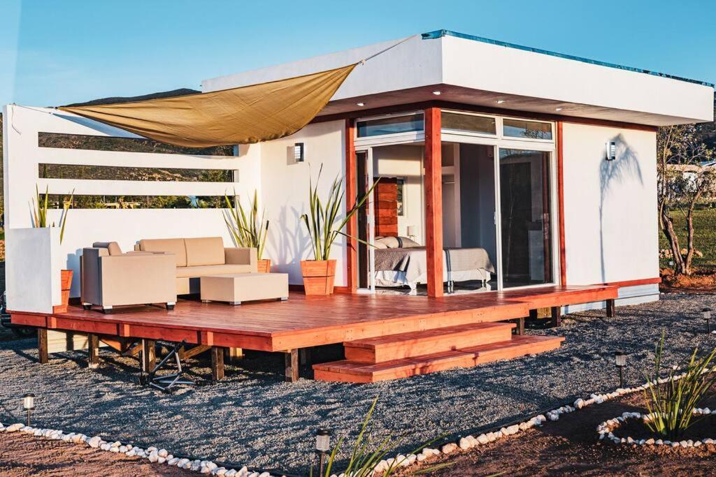 Cabana El Alamo Con Jacuzzi Βίλα Valle de Guadalupe Εξωτερικό φωτογραφία